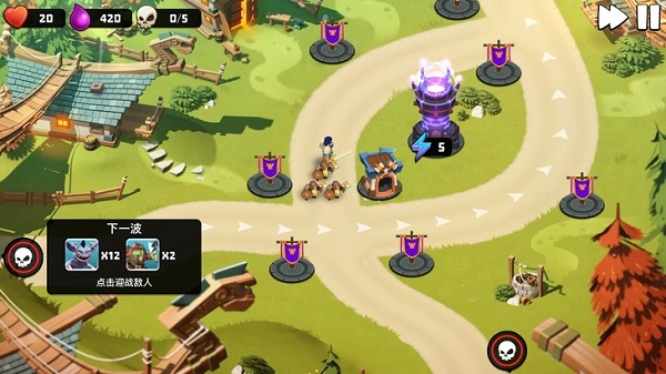 守卫城堡最新版(Castle Creeps)