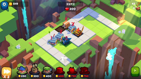 方块塔防手游