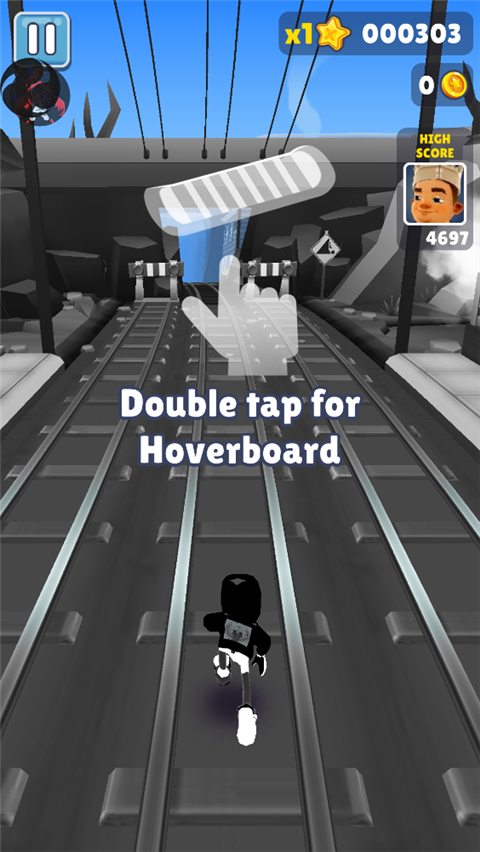 地铁跑酷超级黑白冰岛版本