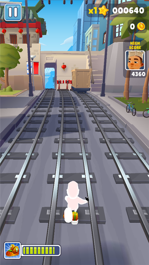 地铁跑酷白色金币版本