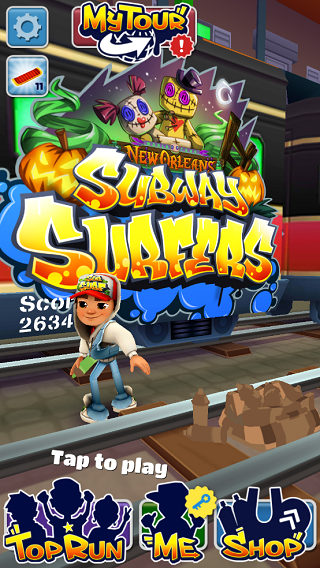 地铁跑酷冰雪版国际服