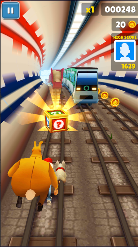 地铁跑酷小美我恨你版本