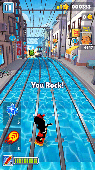 地铁跑酷蓝色金币版本