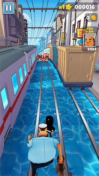 地铁跑酷蓝色金币版本