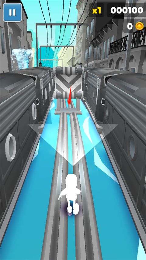 地铁跑酷黑白休斯顿自制版