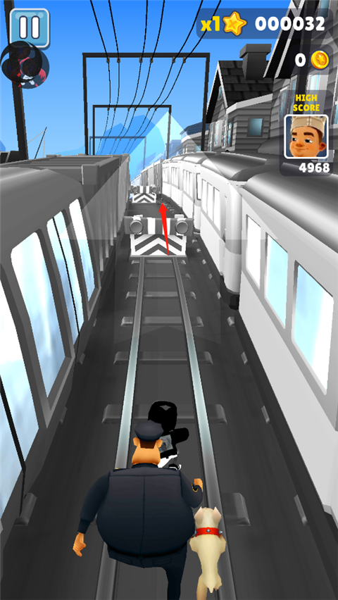 地铁跑酷超级黑白冰岛版本