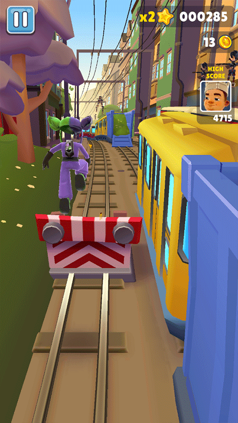 地铁跑酷花扇公益版