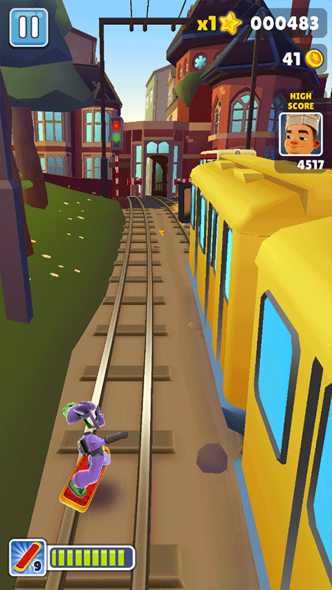 地铁跑酷花扇公益版