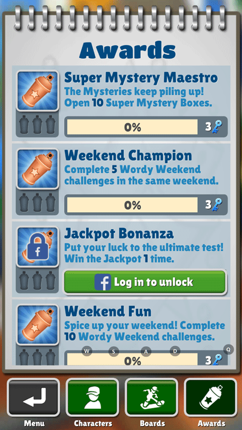 地铁跑酷肯尼亚英文版