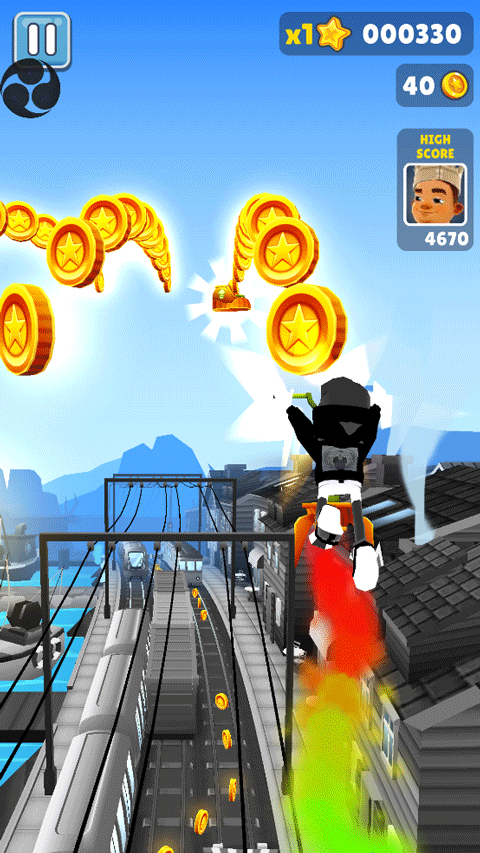 地铁跑酷超级黑白冰岛版本