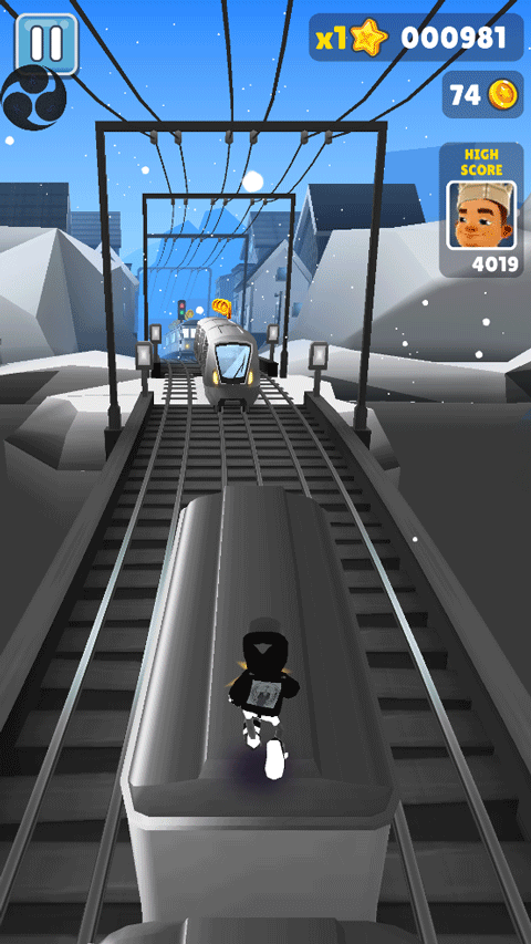 地铁跑酷超级黑白冰岛版本