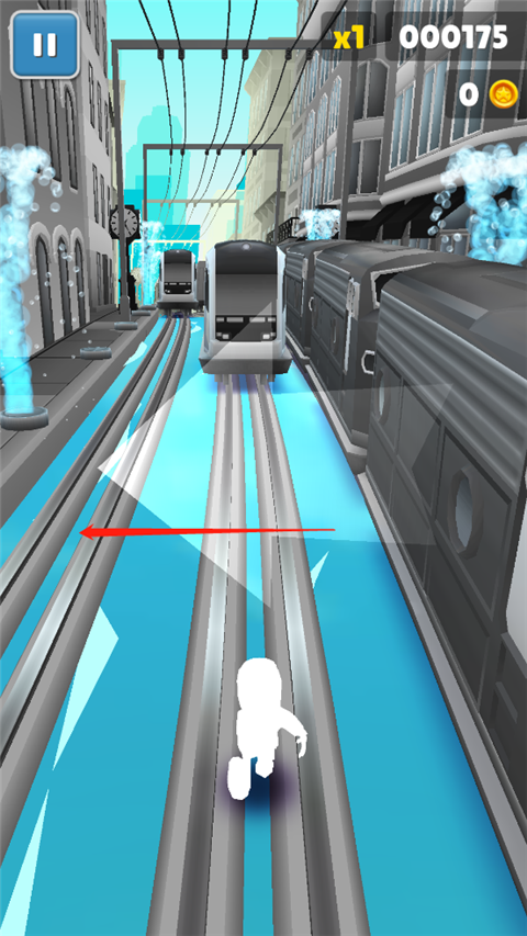 地铁跑酷黑白休斯顿自制版