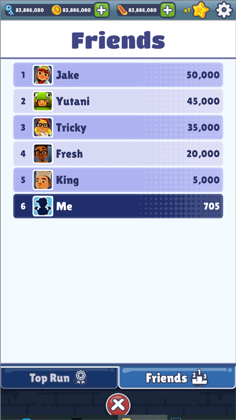 地铁跑酷国产高仿版本