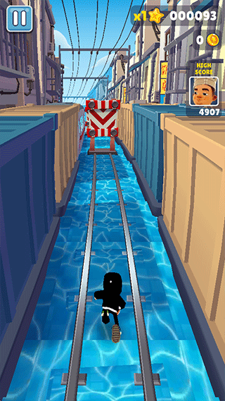 地铁跑酷蓝色金币版本