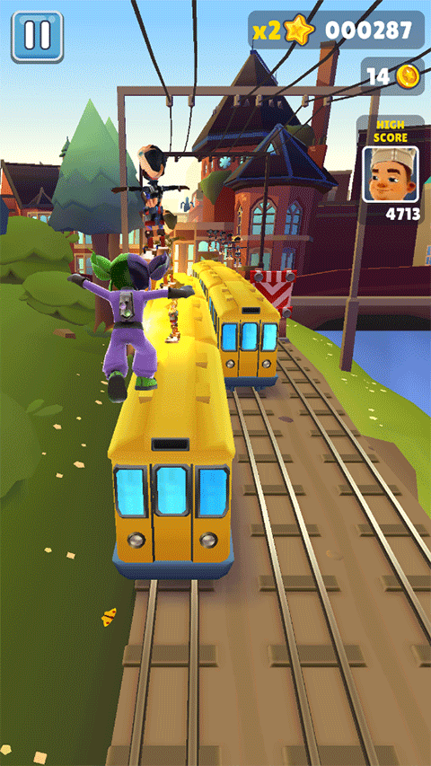 地铁跑酷花扇公益版