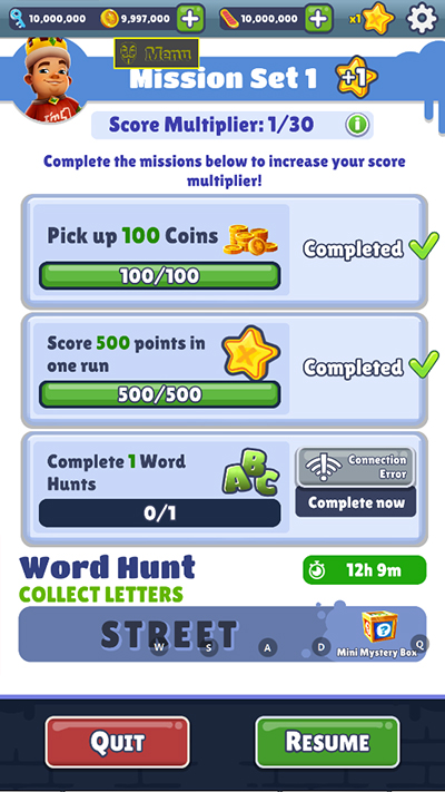 地铁跑酷狗子视角版