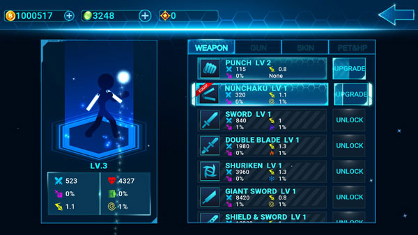 火柴人鬼2星球大战最新版本(Stickman Ghost 2)