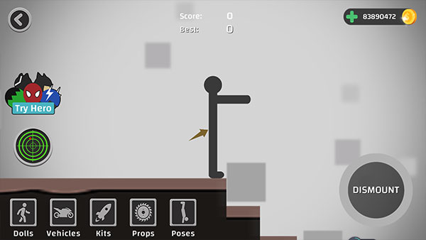 摧残火柴人官方版(Ragdoll Hero Dismounting)