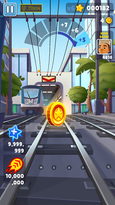 地铁跑酷狗子视角版