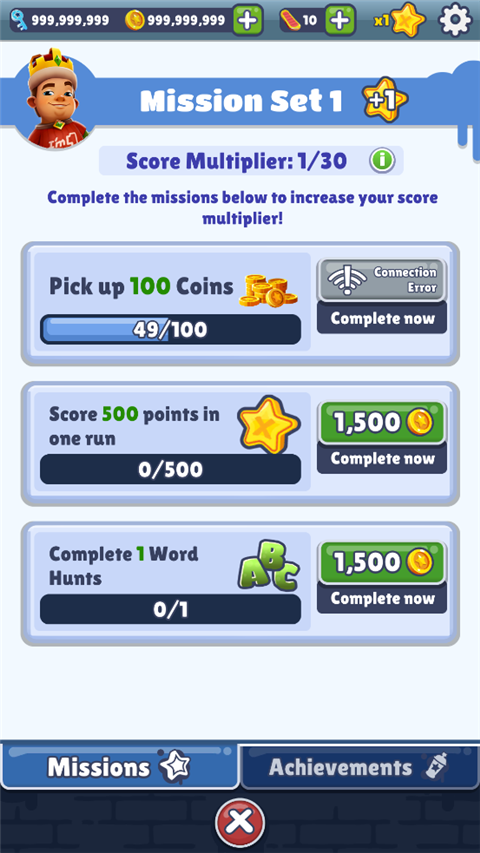 地铁跑酷黑白摩纳哥版本