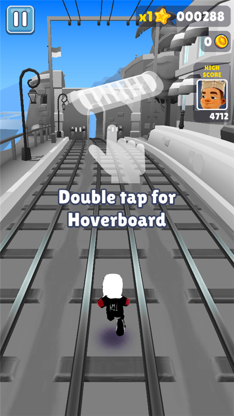 地铁跑酷黑白摩纳哥版本