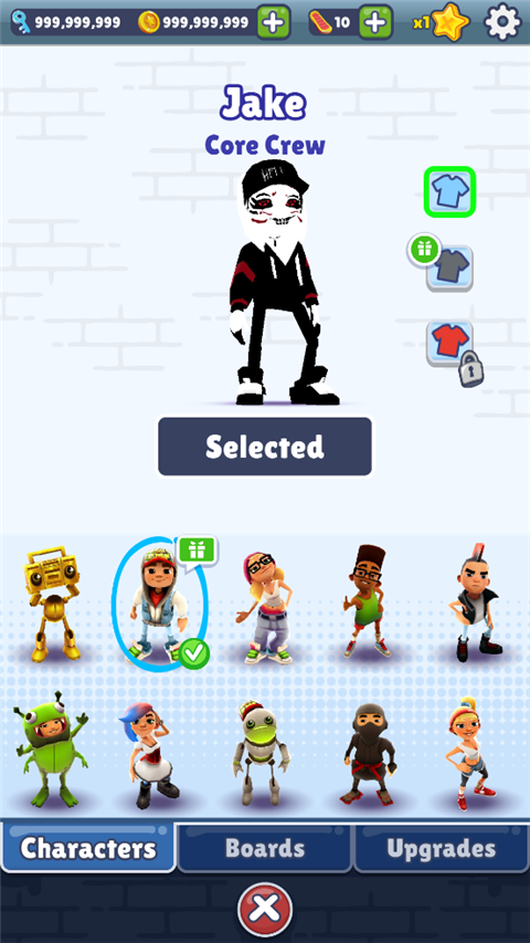 地铁跑酷黑白摩纳哥版本