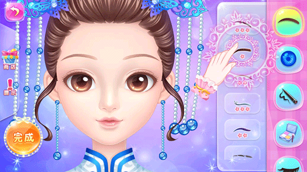 东方可儿百变彩妆小游戏