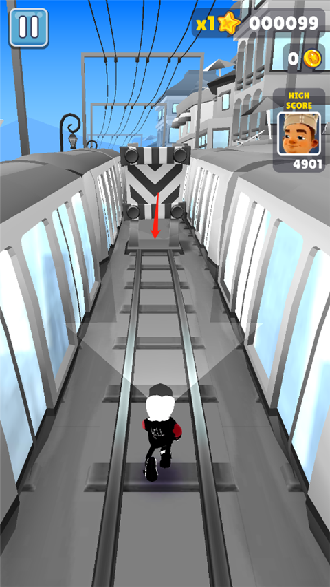 地铁跑酷黑白摩纳哥版本