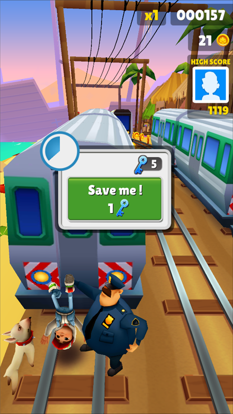 地铁跑酷夏威夷国际服