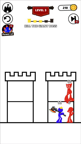 火柴人塔防战争游戏