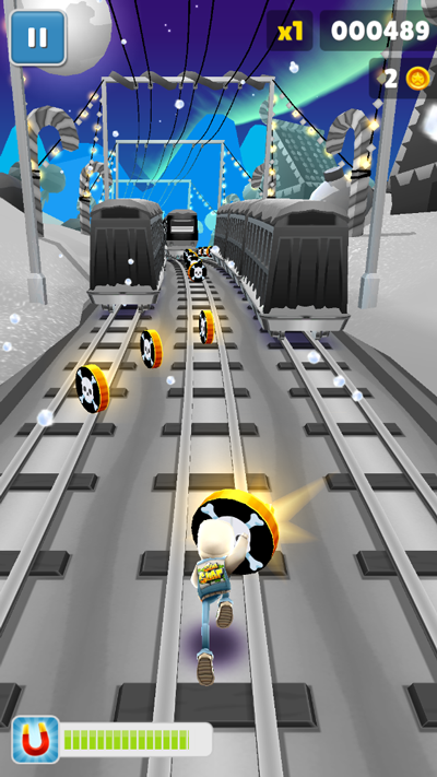 地铁跑酷黑白哈尔滨版