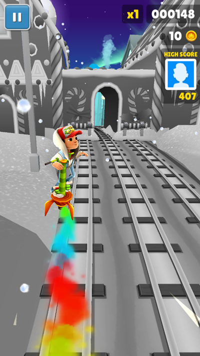 地铁跑酷黑白哈尔滨版