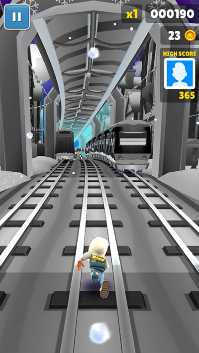 地铁跑酷黑白哈尔滨版