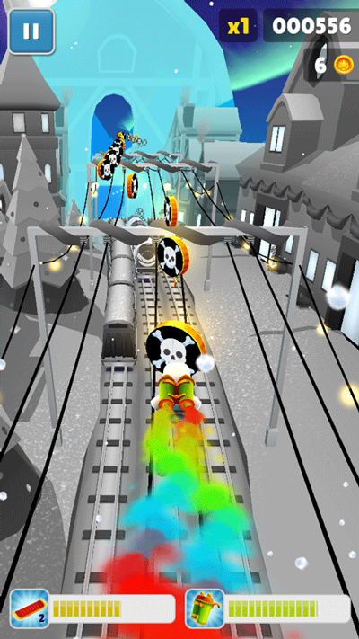 地铁跑酷黑白哈尔滨版