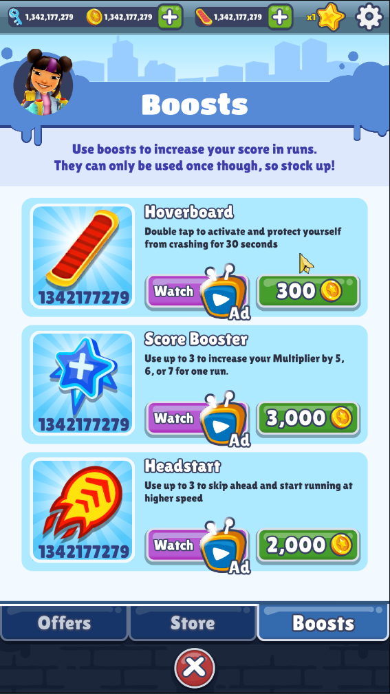 地铁跑酷黑白北极版本