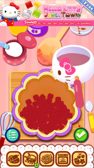 凯蒂猫馅饼店游戏