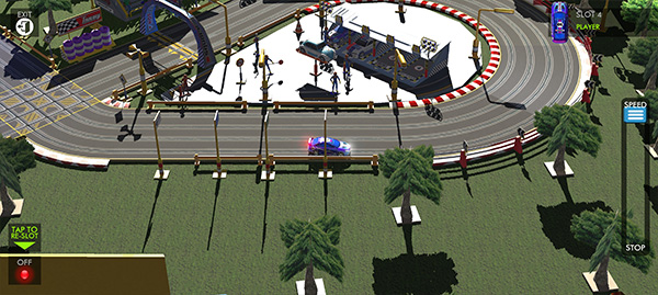 高科技赛车轨道赛车模拟器