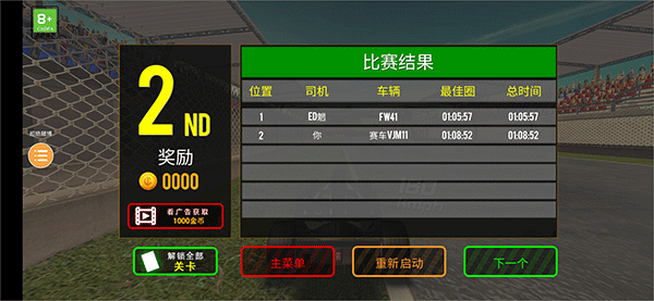 方程式赛车游戏手机版