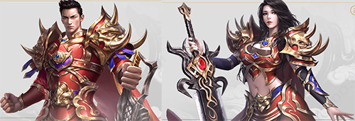 一刀传世神龙服