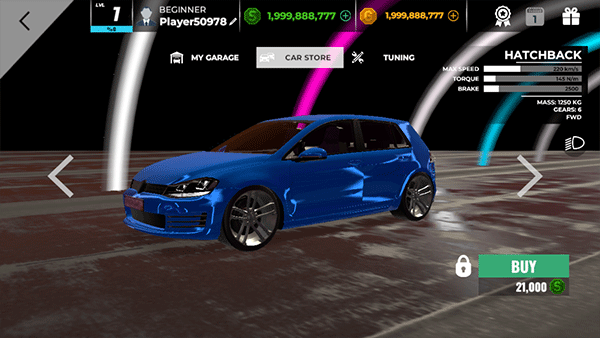 真实停车大师多人赛车游戏