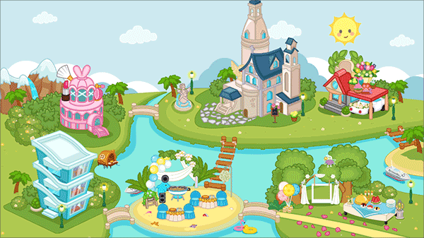 泡泡小镇婚礼派对游戏