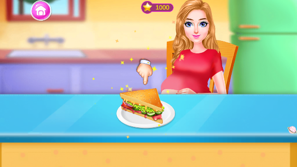 怀孕公主照顾婴儿游戏