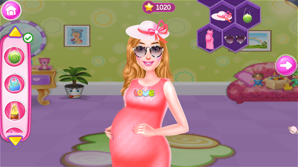 怀孕公主照顾婴儿游戏