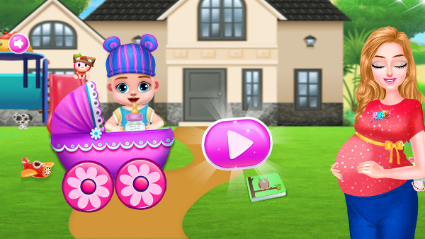 怀孕公主照顾婴儿游戏