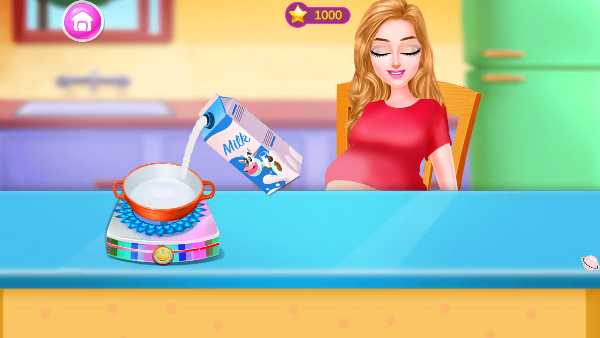 怀孕公主照顾婴儿游戏