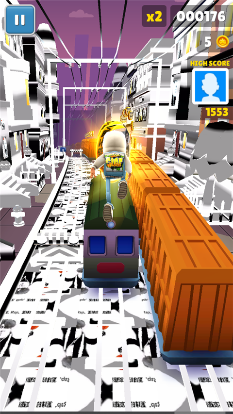 地铁跑酷鸡你太美金币版本