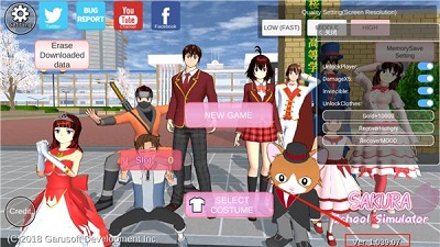 樱花校园模拟器 英文版下载2024