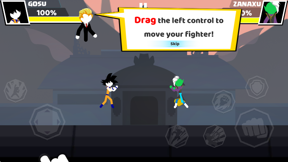 火柴人悟空格斗